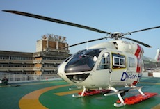 佐久総合病院のドクターヘリ